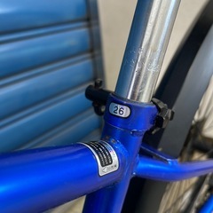 リユースのサカイ東金店 自転車 26インチ 青 ※サドル破れあり TJ13482の画像