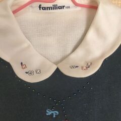【お取引中】ファミリア　子ども服　100cm familiar の画像