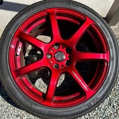 『値下げしました』アウディタイヤホイールナットセット245/40ZR18夏タイヤ中古品の画像