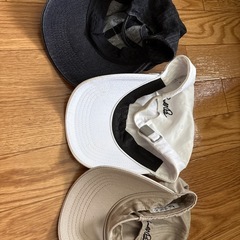 3つセット帽子の画像