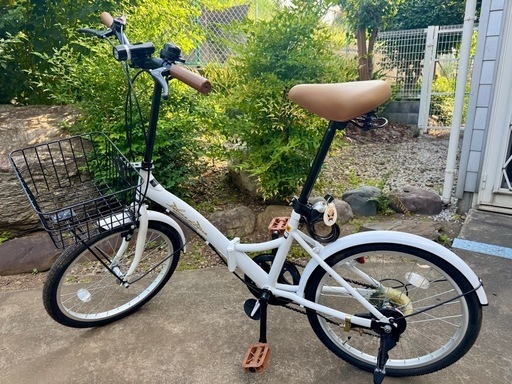 折りたたみ自転車、20インチ、シマノ6段、きれいです。