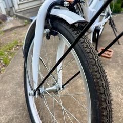 折りたたみ自転車、20インチ、シマノ6段、きれいです。の画像