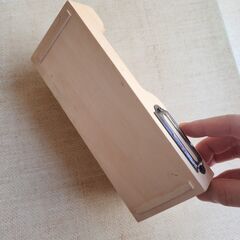 木製　小物入れ　ナチュラルの画像