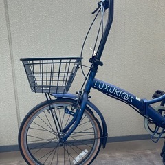 (決)パンク　折りたたみ自転車の画像