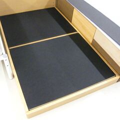 アンネル ロータイプ セミダブルベッド 木製 コンセント付き マットレス ベッドフレーム ベット 寝具 札幌市 厚別区の画像