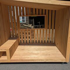 群馬県下仁田町産・自社加工の木製ブース構造】展示品｜直接取引限定（甘楽郡下仁田町上小坂エリア）の画像