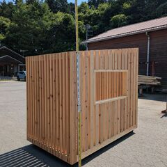 群馬県下仁田町産・自社加工の木製ブース構造】展示品｜直接取引限定（甘楽郡下仁田町上小坂エリア）の画像