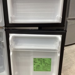【取りに来られる方限定】　comfee　2ドア冷蔵庫　90L　2023の画像