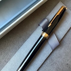 PARKER ボールペン ブラック ゴールド仕上げの画像
