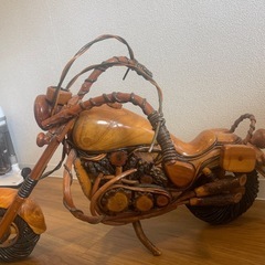 バイクの置物　インテリアの画像