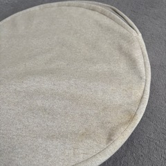 無印　円形低反発クッションの画像