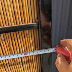 簾戸（すど）　小竹編み　建具の画像