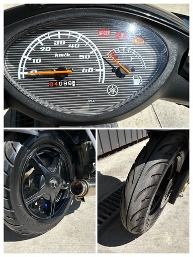 ヤマハ JOG  デラックス ZR仕様 カスタム多数　63cc 黄ナンバー　sa39j 低走行車