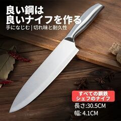 サントクナイフ フルーツ - シルバー、全ステンレス製、食洗機対応 - 野菜や果物の切り分けに最適　転売OK　　倒産品　まとめ売り　ネット商材　アマゾン引き上げ商品　メルカリ　副業の画像