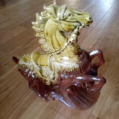 陶器/馬の置物/インテリアの画像