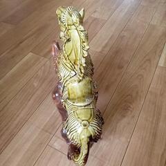 陶器/馬の置物/インテリアの画像