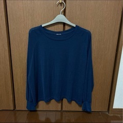 sweetfleur ネイビートップス＆ブラックタンクトップセット　　4Lの画像