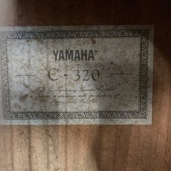 YAMAHA ヤマハ クラシックギター C-320 ギタースタンドセットの画像