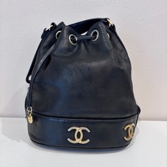 CHANEL シャネル バケット 巾着 チェーンショルダーバッグの画像