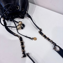 CHANEL シャネル バケット 巾着 チェーンショルダーバッグの画像