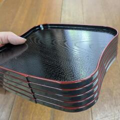 お椀5個　専用蓋とお盆付きの画像