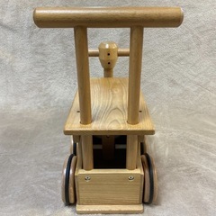 KOIDE コイデ 汽車ポッポ 木輪 手押し車 玩具 木製 木のおもちゃ インテリア 子ども 音が鳴る 日本製 レトロ の画像