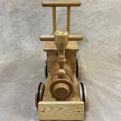 KOIDE コイデ 汽車ポッポ 木輪 手押し車 玩具 木製 木のおもちゃ インテリア 子ども 音が鳴る 日本製 レトロ の画像