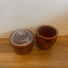 未使用　常滑焼　容器の画像