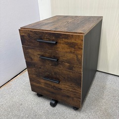 ⭐️NITORI⭐️ ニトリ　デスク　Nステイン　ワゴン付きセット　超美品　大阪市近郊配送無料
の画像