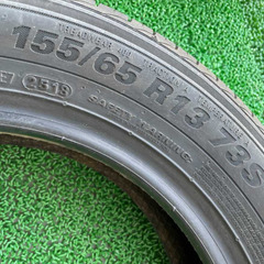 【新品】訳あり3本セット　ノーマルタイヤ　KUMHOTIRE sense se11 155/65　R13　18年製の画像