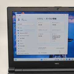 バッテリー◎ 15.6 NEC ノートPC VersaPro VF-5 Core i5-7200U windows11 pro 16GB SSD1TB  カメラあり オフィス (C000)の画像