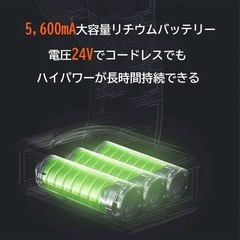 在庫処分 高圧洗浄機 コードレス 充電式 24v 2.8mpaの画像