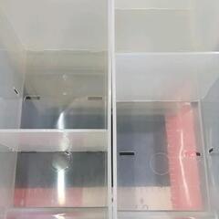 0725-007 無印良品　小物収納ケース2段セット（多少の汚れあり）の画像