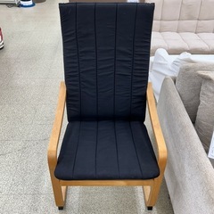 リユースのサカイ東金店 リラックスチェア 黒 TJ13489の画像