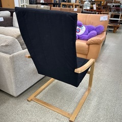 リユースのサカイ東金店 リラックスチェア 黒 TJ13489の画像