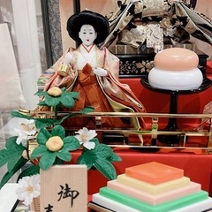 雛人形オルゴール付きの画像