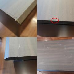 家具 ワークデスク　こげ茶 【コンプオフ金沢野々市店】の画像