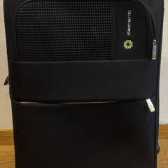 差し上げます スーツケース 黒 ハンドル付き W40×D23×H62cmの画像