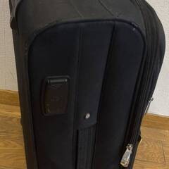 差し上げます スーツケース 黒 ハンドル付き W40×D23×H62cmの画像