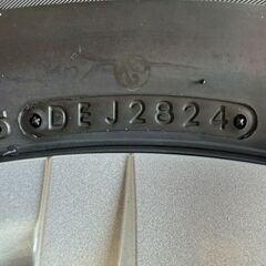 ★新車外し★200系 ハイエース 7型 ワイド 純正 15インチホイール　ブリヂストン ECOPIA RD613 2024年製 4本 の画像
