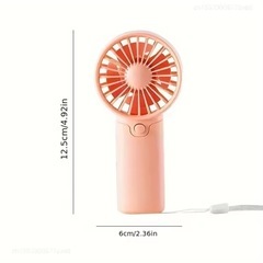 ポータブルファン　乾電池式の画像
