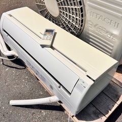 日立 白くまくん10畳用 ルームエアコン  RAS-AJ28D(W) [クリアホワイト]の画像