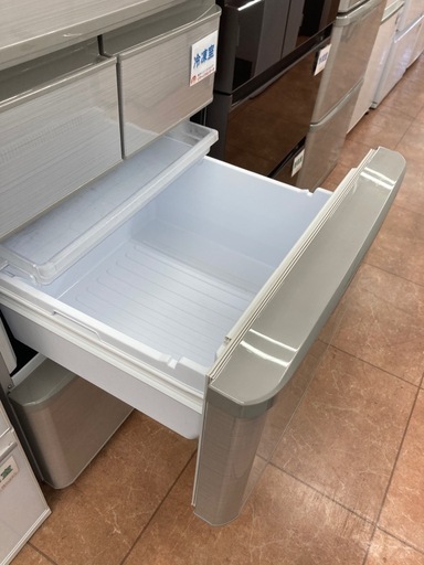 ?SHARP シャープ?412L冷蔵庫?どっちもドア?グレー?プラズマクラスター?自動製氷?定番?SJ-W412F-S?6517