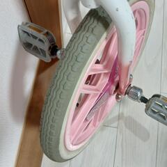最終値下げしました!ブリジストン１輪車ピンク18インチバンク無しの画像