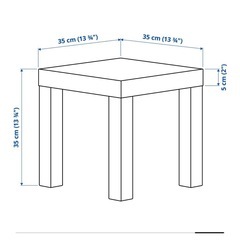IKEA lack サイドテーブル　ミニテーブルの画像