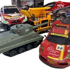 F778 ラジコン おもちゃ まとめ 15点 ジャンク品 車 ヘリコプター 戦車 スポーツカー 動作未確認の画像