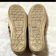 セット売り シルヴァノサセッティ 切替レザー& ランバンオンブルー スリッポン レザー スエード シューズの画像