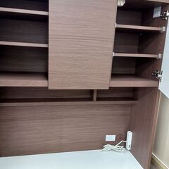 ★リユースのサカイ水戸店★ NITORI レンジボード ダークブラウン H190.5×D42×W100 クリーニング済み MT4985の画像