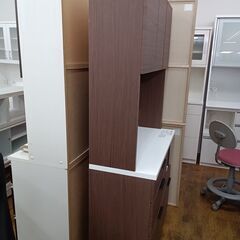 ★リユースのサカイ水戸店★ NITORI レンジボード ダークブラウン H190.5×D42×W100 クリーニング済み MT4985の画像