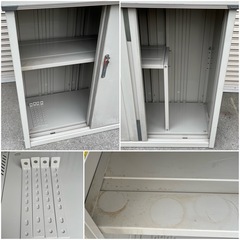 TAKUBO 物置き 物置 倉庫 外置き 鍵2本 棚 収納の画像